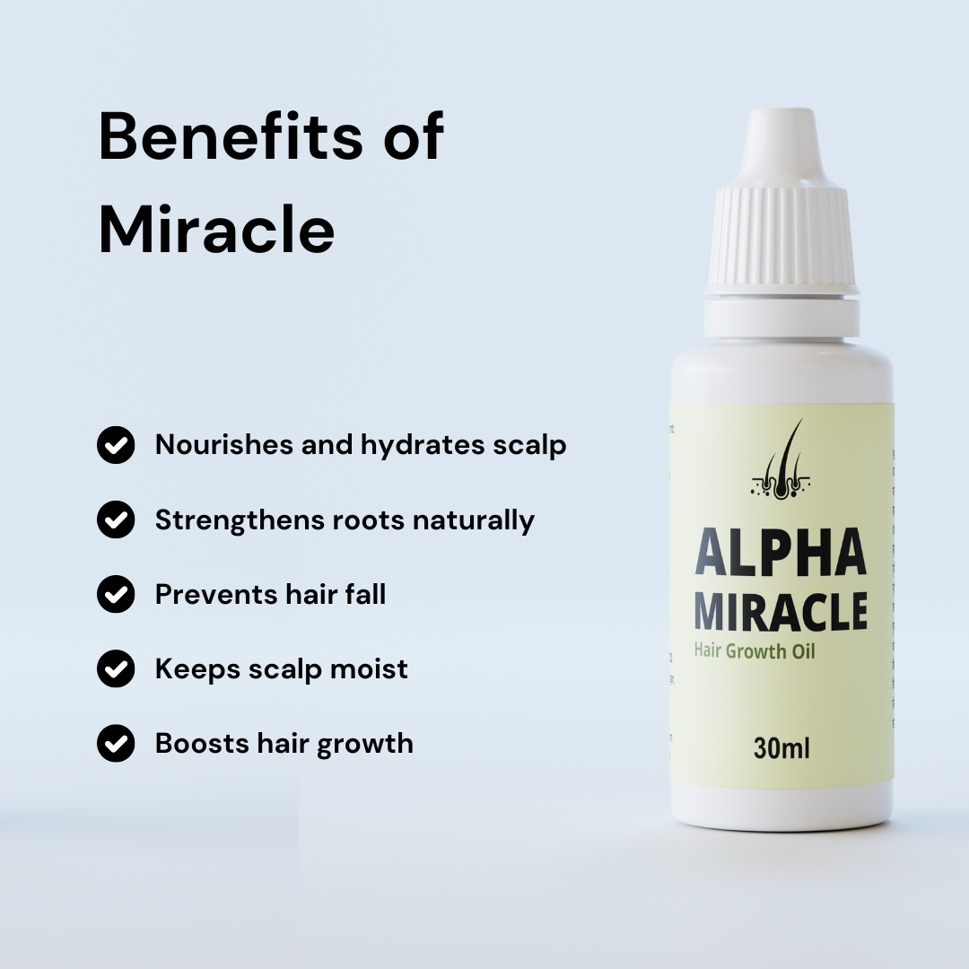 Benefits of Alpha Miracle ayurvedic hair oil for hair growth