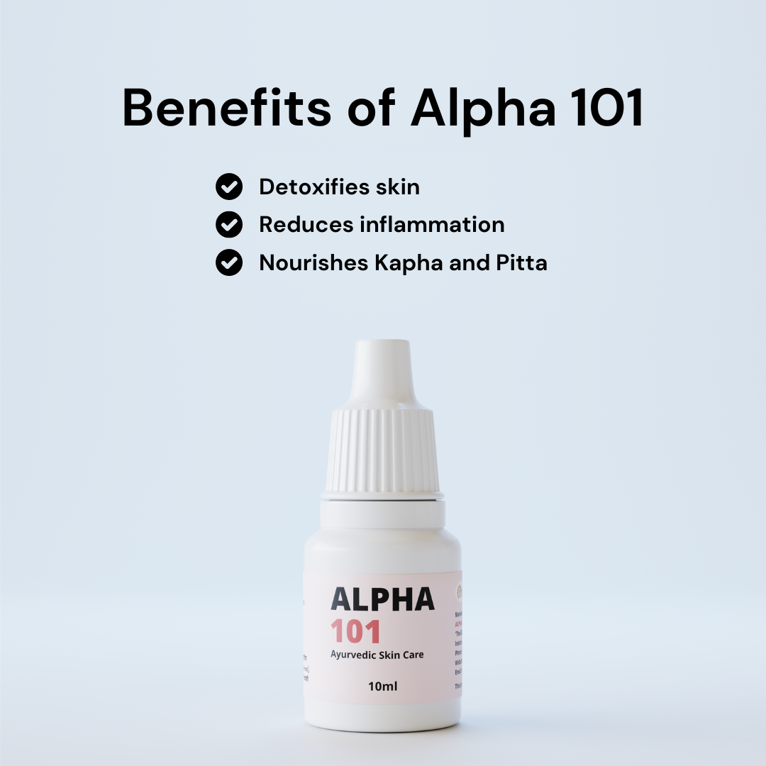 Benefits of Alpha 101 ayurvedic medicine for skin care