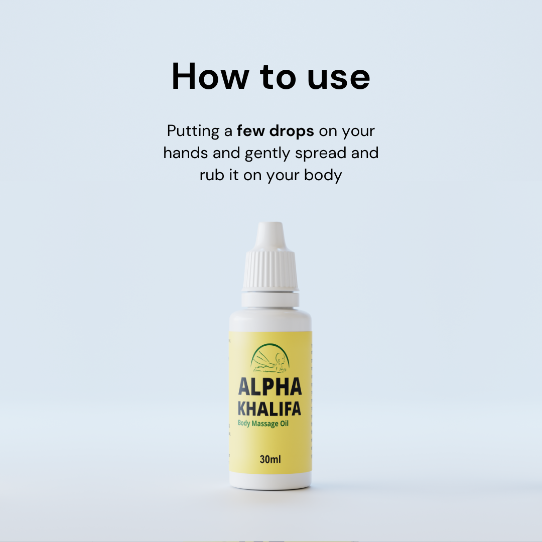 How to use Alpha khalifa ayurvedic massage oil for body pain