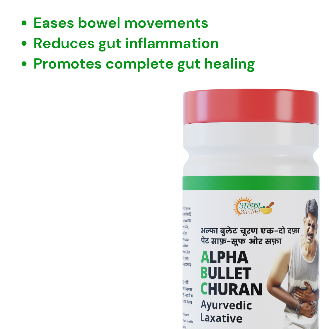 Benefits of Alpha Bullet Churan Ayurvedic medicine for constipation