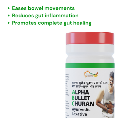 Benefits of Alpha Bullet Churan Ayurvedic medicine for constipation