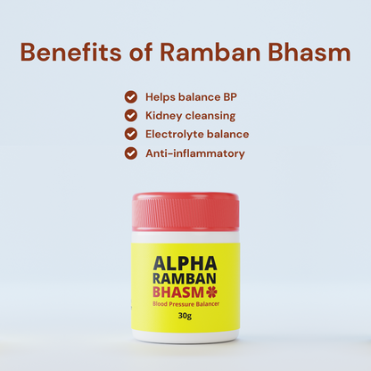 Alpha Ramban Bhasm Blood Pressure Balancer